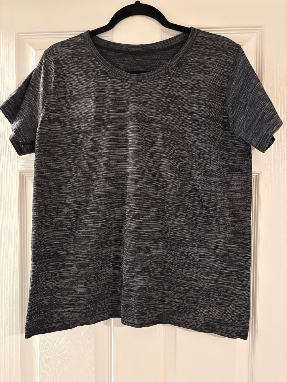 Lululemon Charcoal Space-Dye Short Sleeve Tee